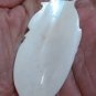 Bali Pendant Necklace INDIAN GIRL & DOLPHIN From Buffalo Bone Carving With Silver Bail 925 #q989