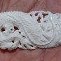 Bali Pendant Necklace CHINA DRAGON From Buffalo Bone Carving With Silver Bail 925 #q938