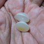 100% Genuine ! 2 PCS Mabe Pearl Half Pearl Cabochon South Sea Lustrous WHITE 14mm_q854