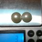 100% Genuine ! 2 PCS Mabe Pearl Half Pearl Cabochon South Sea Lustrous WHITE 14mm_q854