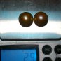 100% Genuine ! 2 PCS Mabe Pearl Half Pearl Cabochon South Sea Lustrous GOLD 14mm_q853