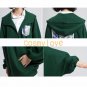 Free Shipping Hot High Quality Attack On Titan Unisex Reon Corps Hoodie Batwing Coat