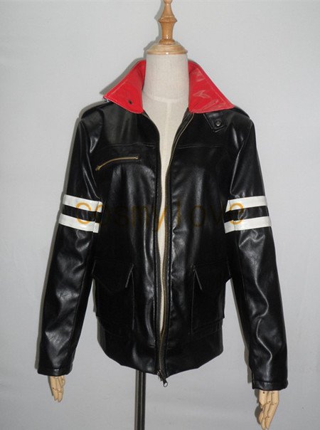 Free Shipping Alex Mercer Prototype Action Game Faux Leather Jacket with Dragons