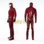 Free Shipping The Flash Barry Allen Leather Full Set Custom Made  Cosplay Costume