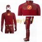 Free Shipping The Flash Barry Allen Leather Full Set Custom Made  Cosplay Costume