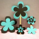 50 Die Cut Flowers