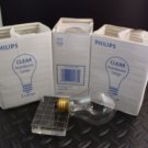Lot of 4 Philips 116A21/TS Traffic Signal Lamp Bulbs 116 Watt 120 Volt Clear New