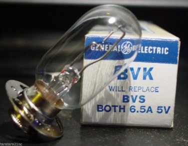 General Electric BVK / BVS 6.5 amp 5 volt AV Photo Projector Bulb