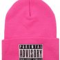 Parental advisory beanie