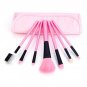 10 Pairs Long False Eyelashes 7pcs Makeup Brush Set Beauty Bag Waterproof Liquid Eyeliner Pen