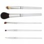 Makeup Brush Set Beauty 5 pcs Cosmetic with Transparent Acrylic Handle