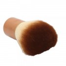 Nylon Professional Studio Makeup Loose Powder Blush Brush Brown