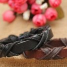 Handmade korean style black and brown lovers' bracelets