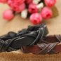 Handmade korean style black and brown lovers' bracelets