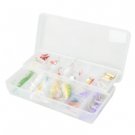DL-49PCS Plastic + Metal Fishing Lure Set Case Package Random