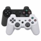 2Pcs Wireless Bluetooth Controllers for PS3 White & Black
