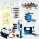 2 Guns Tattoo Machines Kit 100 Needles 22 Inks TM110604