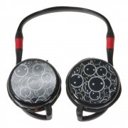 TX-Q9 Smile Face Pattern Wireless Headphone MP3 with TF Card / MP3 / FM