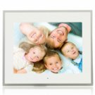 15" Acrylic Multimedia LCD Digital Photo Frame with 2GB Memory Card White