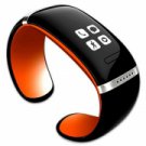 L12S OLED Bluetooth V3.0 Stylish Touch Screen Smart Bracelet Orange + Black