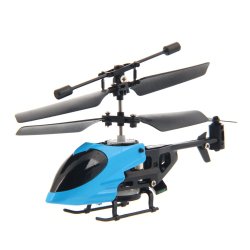 QS QS5013 2.5 Channel Infrared Semi-micro RC Helicopter Blue