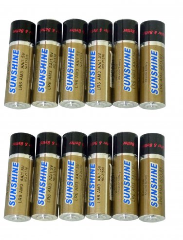 12 AA AA Battery Shape Pill Boxes Secret Stash Cases
