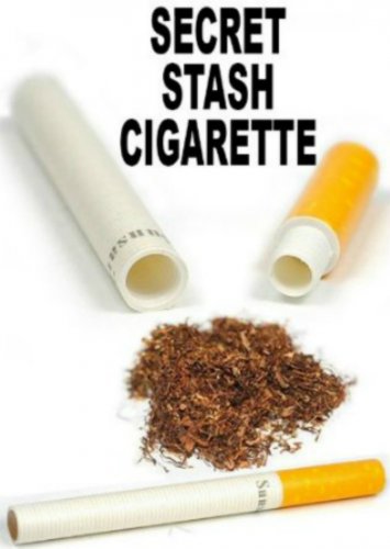 CIGARETTE SECRET STASH BOX Diversion Safe Pill Hidden Compartment Container