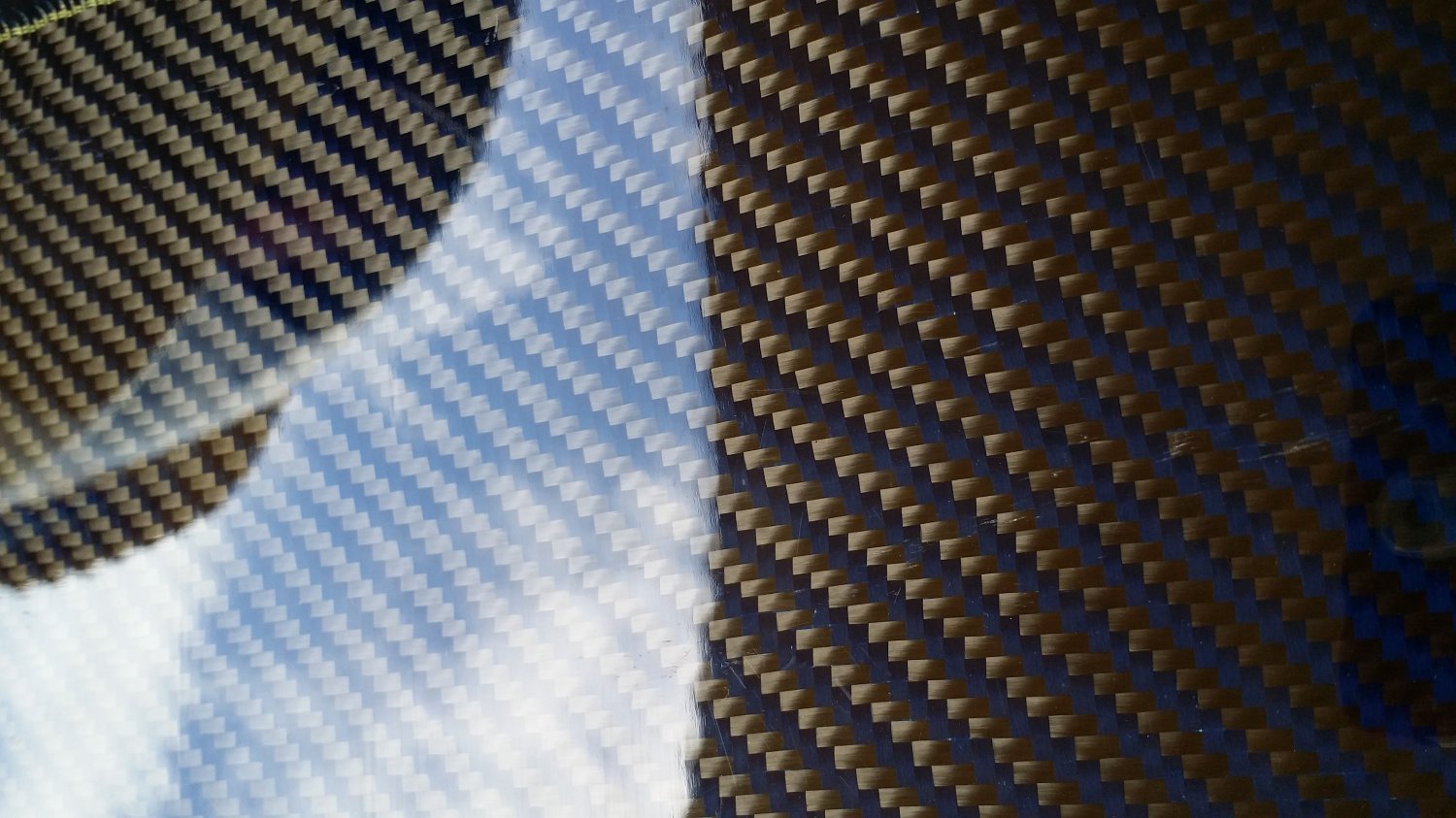 Carbon Fiber Panel 24"x36"x1/32" blue