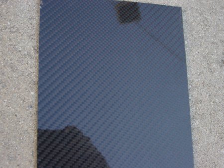 Carbon Fiber Panel 6"x18"x1/4" Both Sides Glossy