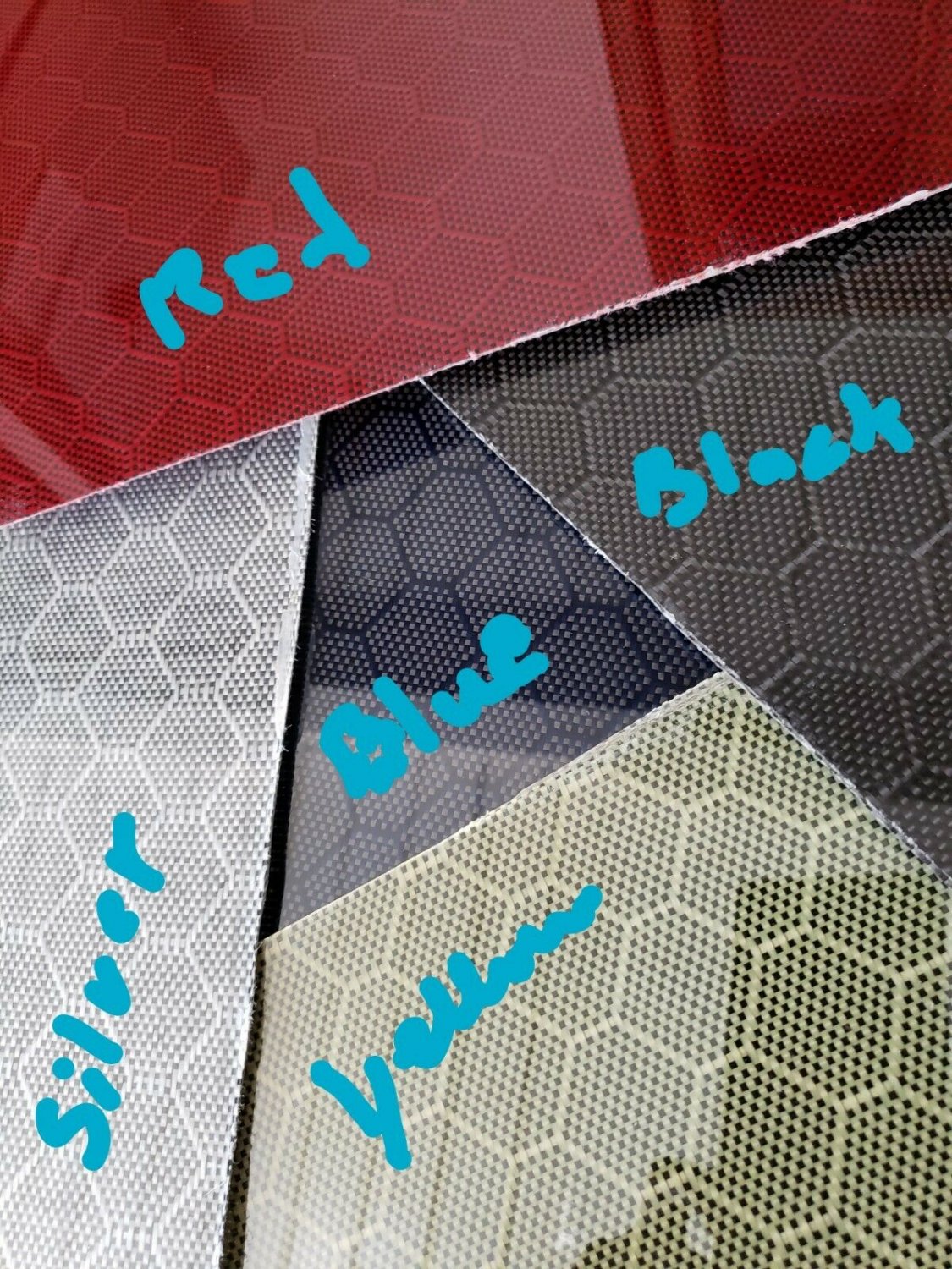12"x24"x1/32" Honeycomb Carbon Fiber Fiberglass Sheet Panel Glossy One Side