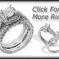 1.26 CARAT WOMENS DIAMOND HALO ENGAGEMENT RING SEMI-MOUNT ROUND CUT WHITE GOLD