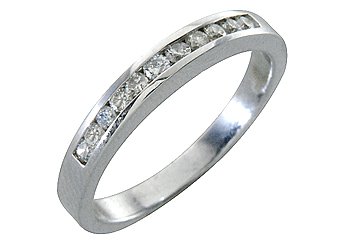1/2 CARAT WOMENS BRILLIANT ROUND CUT DIAMOND RING WEDDING BAND WHITE GOLD