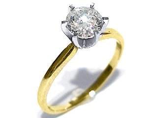 .73 CARAT WOMENS SOLITAIRE BRILLIANT ROUND DIAMOND ENGAGEMENT RING YELLOW GOLD