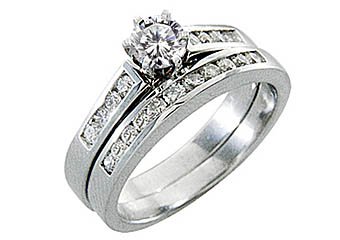 1.25 CARAT WOMENS DIAMOND ENGAGEMENT RING WEDDING BAND BRIDAL SET ROUND CUT