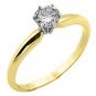 .48 CARAT SOLITAIRE BRILLIANT ROUND DIAMOND ENGAGEMENT RING YELLOW GOLD F COLOR