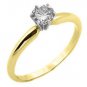 .48 CARAT SOLITAIRE BRILLIANT ROUND DIAMOND ENGAGEMENT RING YELLOW GOLD F COLOR