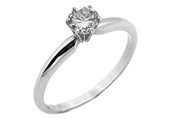 .52 CARAT SOLITAIRE BRILLIANT ROUND DIAMOND ENGAGEMENT RING WHITE GOLD G COLOR