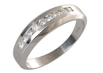 MENS 1.50 CARAT BRILLIANT ROUND CUT DIAMOND RING WEDDING BAND 14KT WHITE GOLD