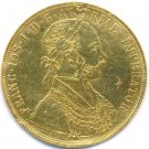 1912 GOLD 4 DUCAT AUSTRIA, VERY SCARCE, 14 GRAMS