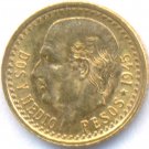 1945 GOLD 2.5 PESO MEXICO, MINT STATE