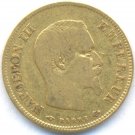 1857 GOLD 10 FRANCS *PARIS* FRANCE, SCARCE