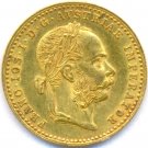 1890 GOLD DUCAT AUSTRIA, UNCIRCULATED, VERY SCARCE