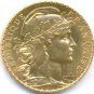 1913 GOLD 20 FRANCS *ROOSTER* FRANCE, UNCIRCULATED