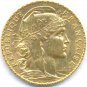 1912 GOLD 20 FRANCS *ROOSTER* FRANCE, UNCIRCULATED