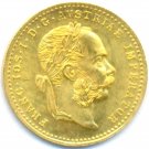 1915 GOLD DUCAT AUSTRIA, BU ++, PROOF LIKE, 3.5 GRAM