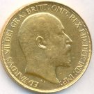 1902 GOLD 5 POUNDS GREAT BRITAIN, VERY RARE, AUNC++