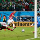 014 -  8 X 6 Photo - Football - FIFA World Cup 2014 - Croatia V Mexico Ivan Perisic Scores.jpg