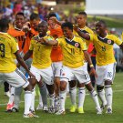 032 -  8 X 6 Photo - Football - FIFA World Cup 2014 - Colombia V Japan Juan Cuadrado Celebration