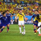 046 -  8 X 6 Photo - Football - FIFA World Cup 2014 - Japan V Colombia James Rodriguez Scores