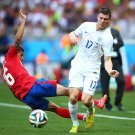 050 -  8 X 6 Photo - Football - FIFA World Cup 2014 - England V Costa Rica James Milner